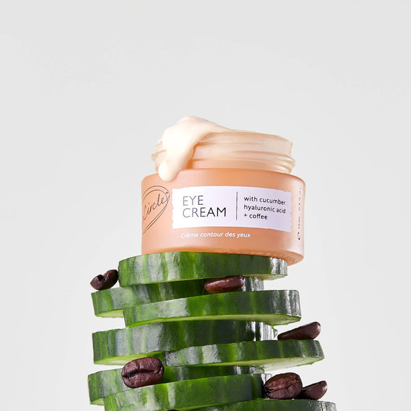 UpCircle Beauty - Vegan Hydrating Eye Cream with Hyaluronic Acid + Coffee Oil