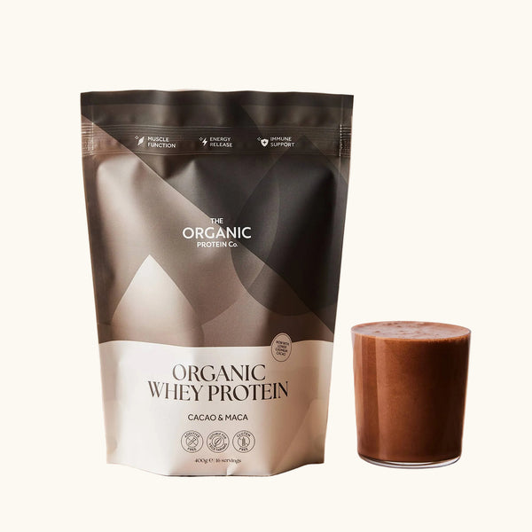 The Organic Protein Co. - Chocolate Organic Whey Protein (Cacao & Maca)