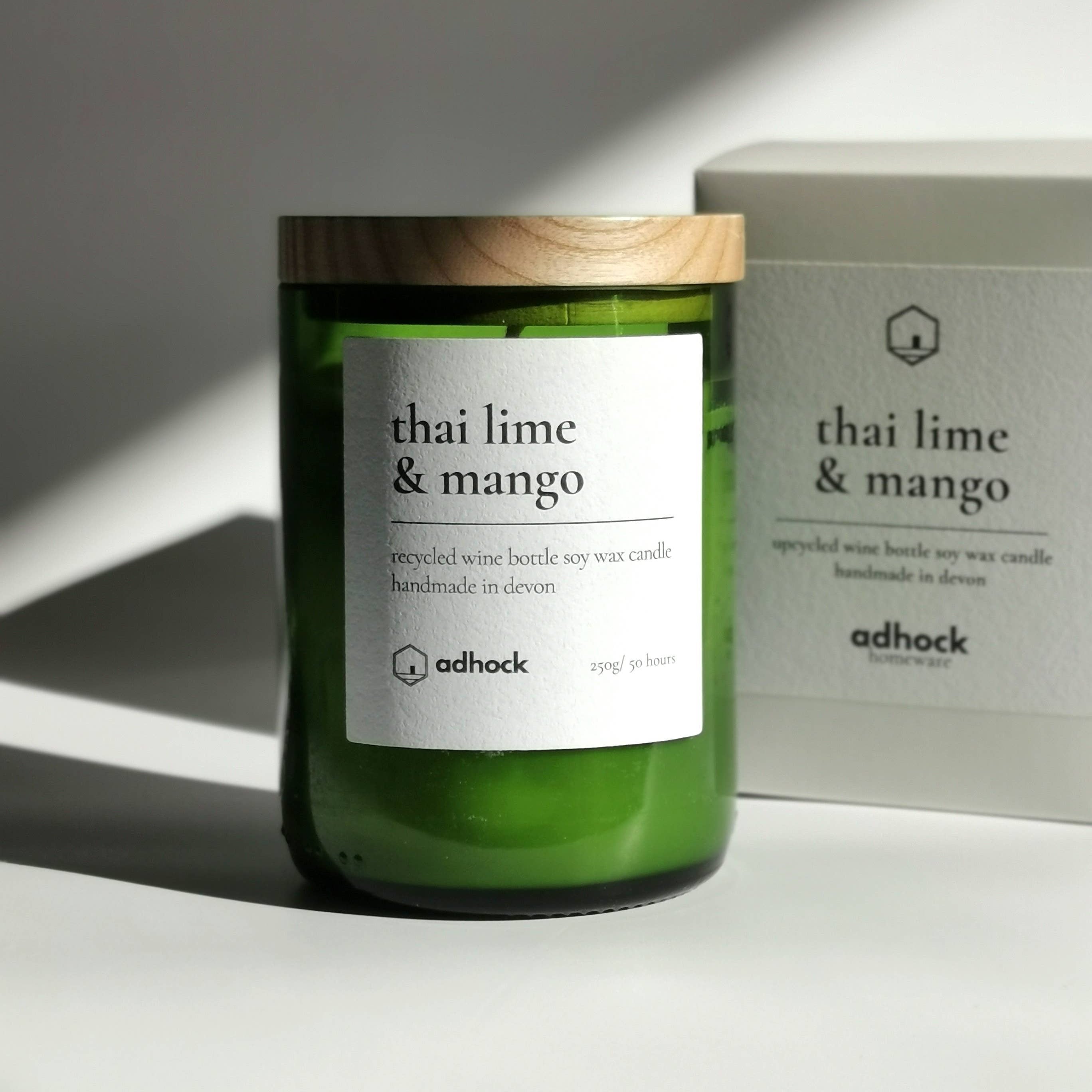 Thai Lime & Mango Wine Bottle Candle