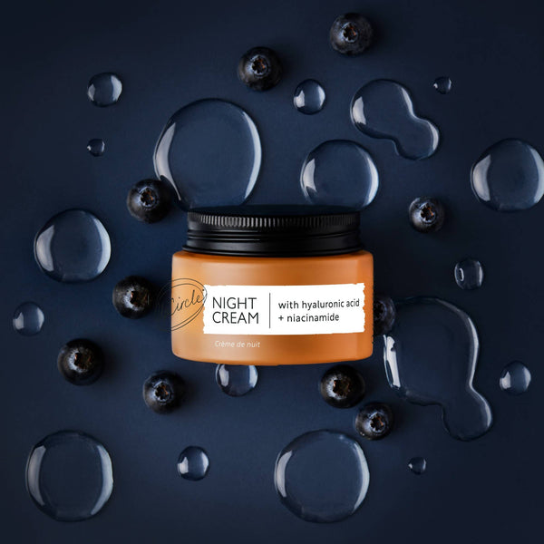 UpCircle Beauty UK - Eco Anti-Ageing Night Cream Hyaluronic Acid + Niacinamide