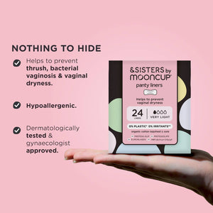 &SISTERS - Liners | Very Light (24 Pack) | Plastic-free | Vegan