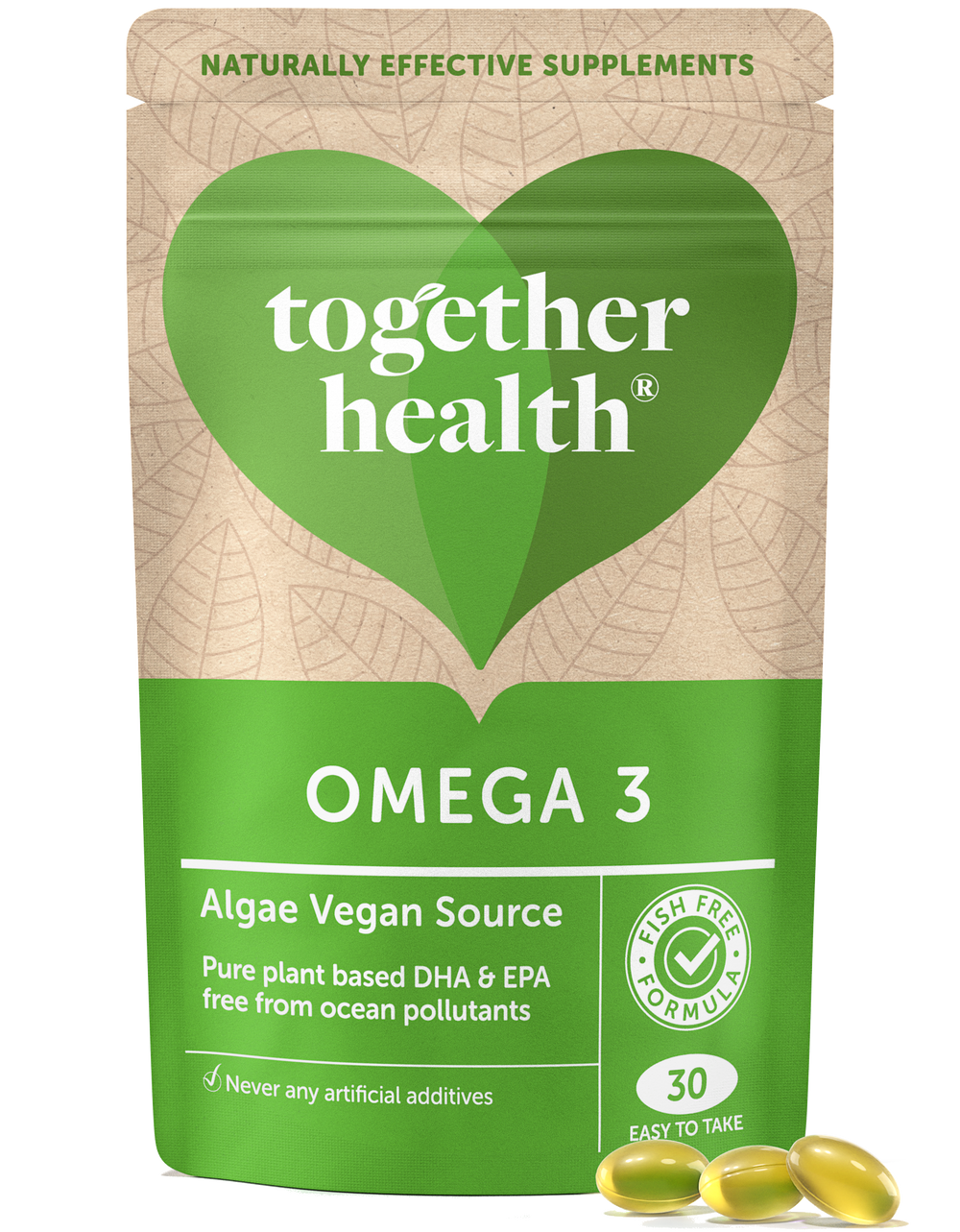 Together Health - Omega 3 – Vegan Omega 3 – 30 Softgels