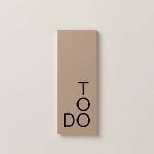 Daily To Do List - Taupe