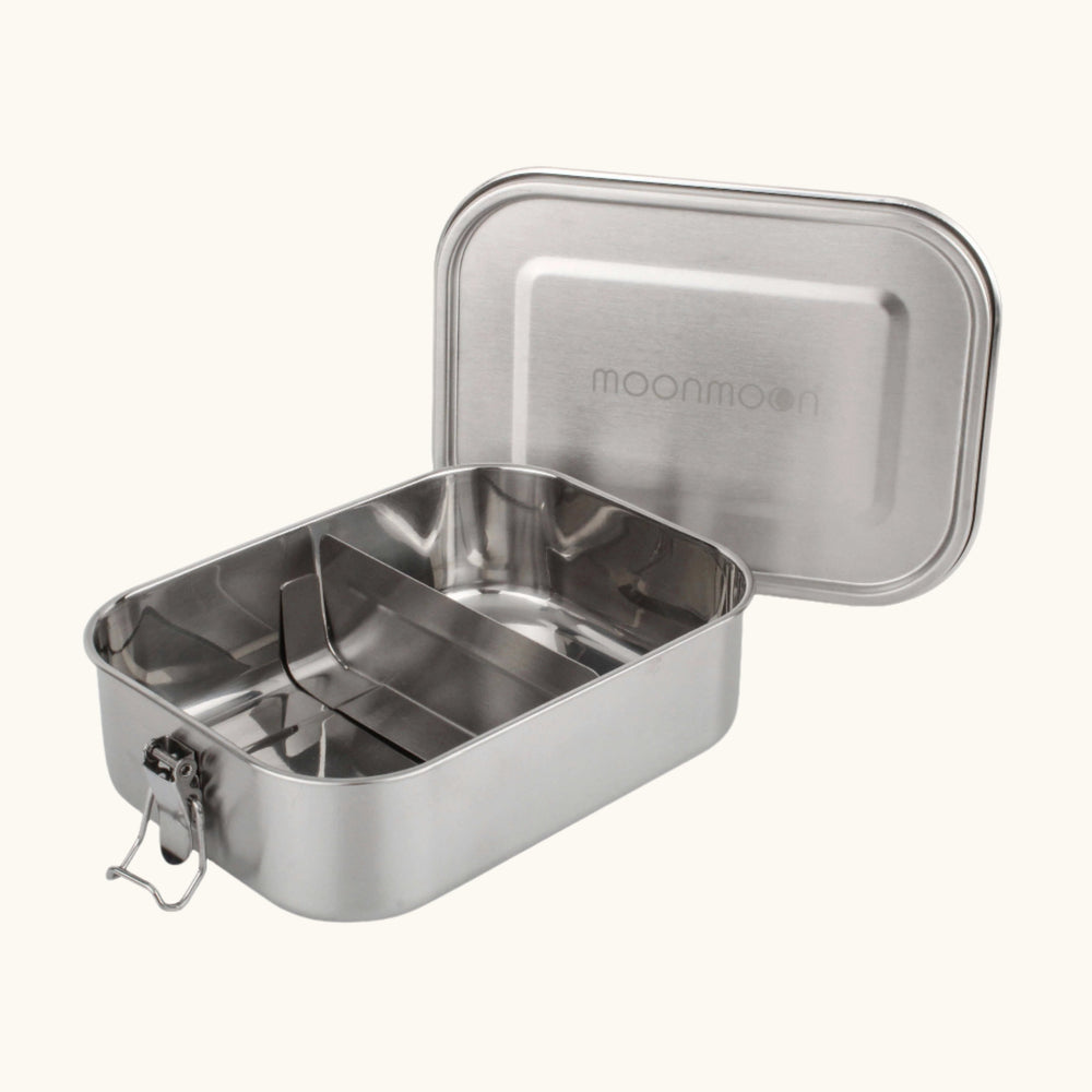 Stainless Steel Bento Lunch Box with Divider