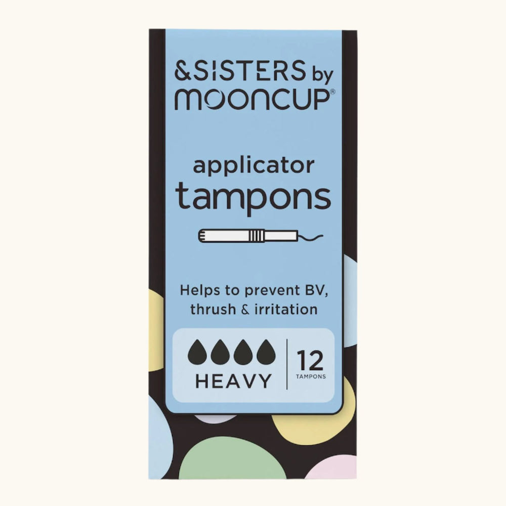 &SISTERS - Eco-Applicator Tampons | Heavy (12 pack) | Plastic-free