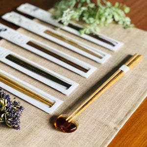 Premium Japanese Wooden Chopsticks - Chestnut