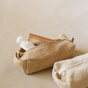 Organic Lifestyle Toast Waffle Accessory Pouch Small