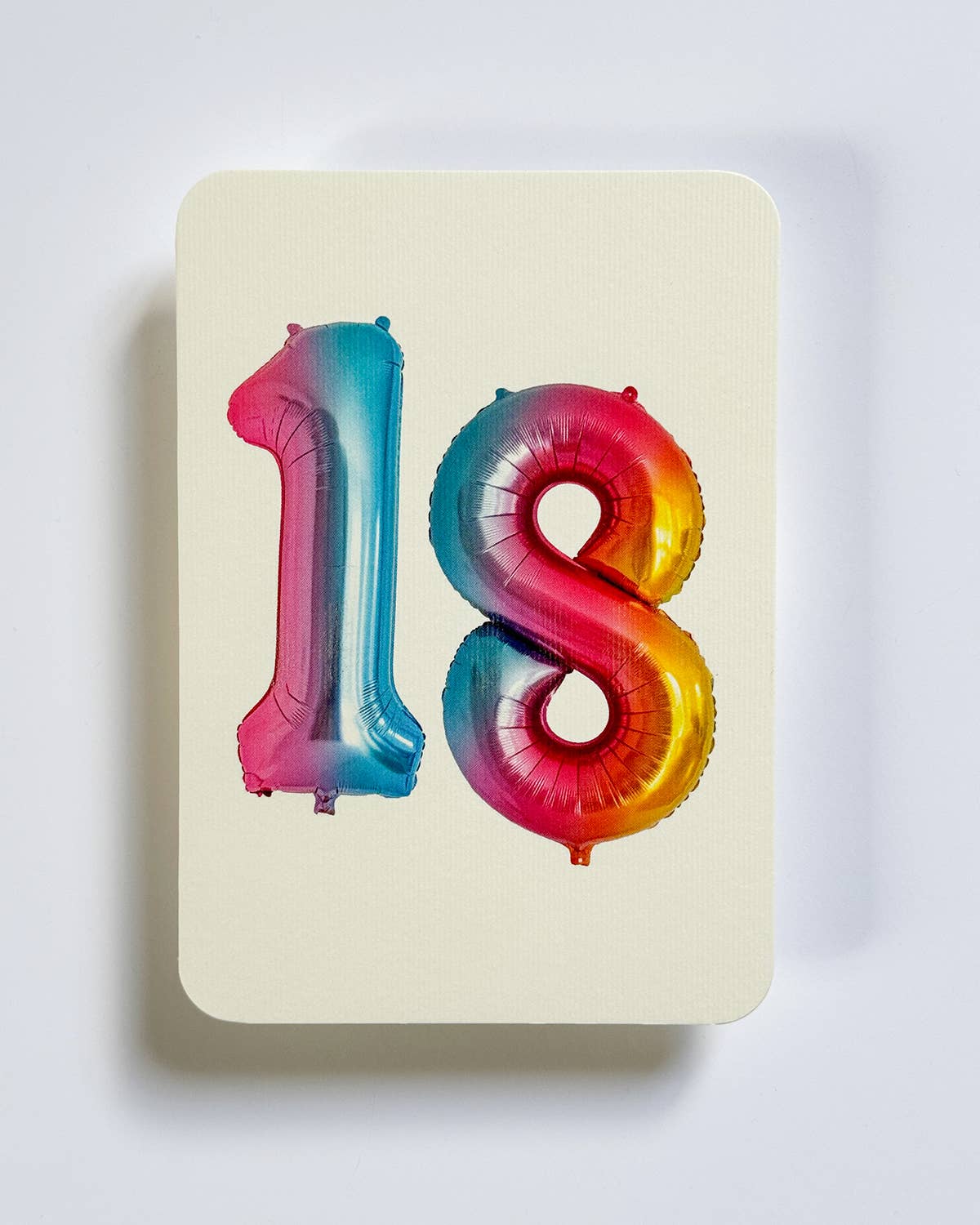 18th Birthday Card ~ Foil Balloon