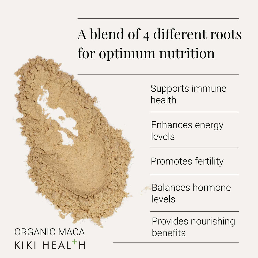 KIKI Health - Organic Premium 4 Root Maca Powder 100g