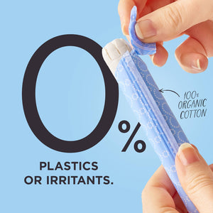 &SISTERS - Eco-Applicator Tampons | Heavy (12 pack) | Plastic-free