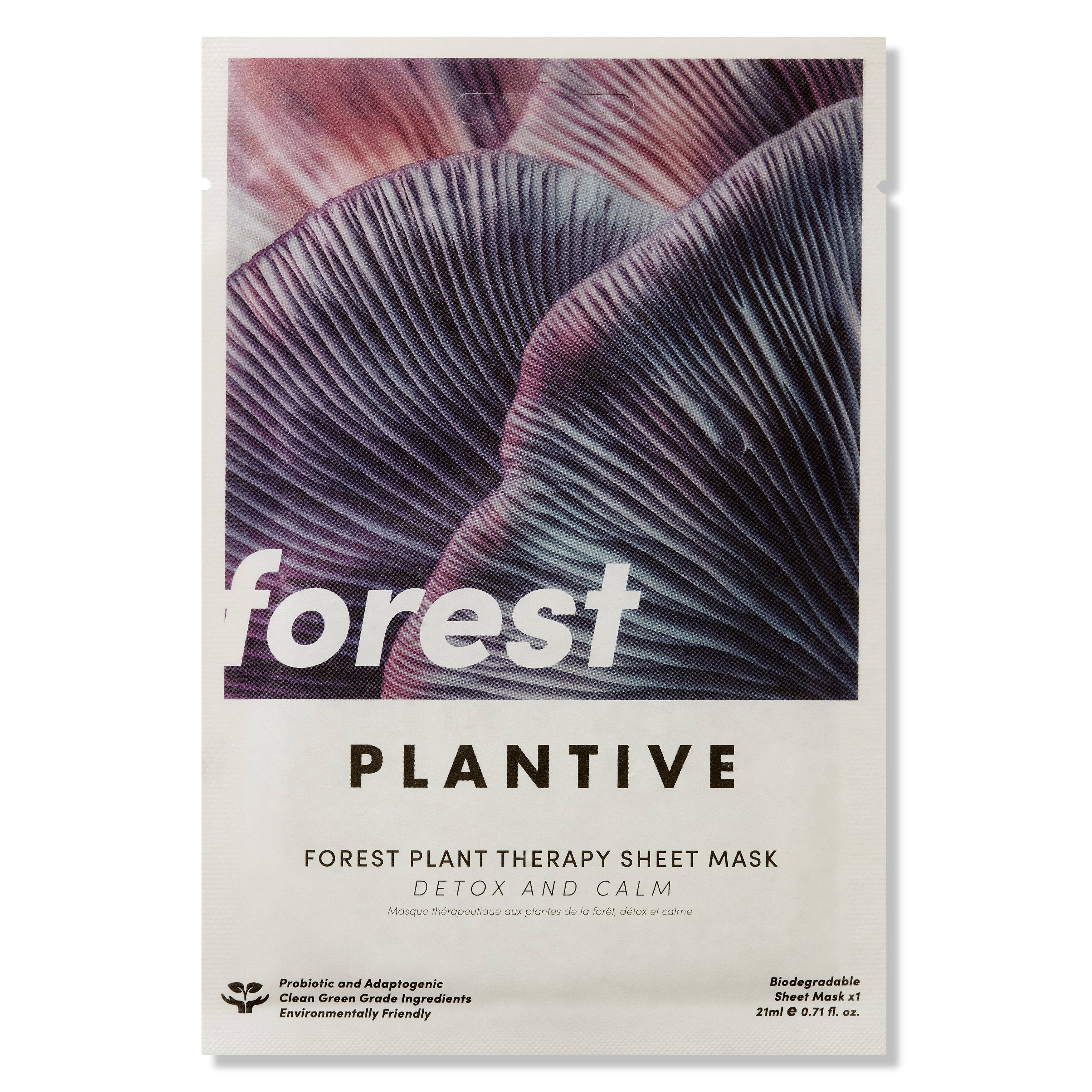 PLANTIVE Forest Plant Therapy Biodegradable Face Sheet Mask