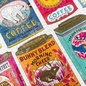 Vintage Tea & Coffee Tins - 1,000 plastic free puzzle
