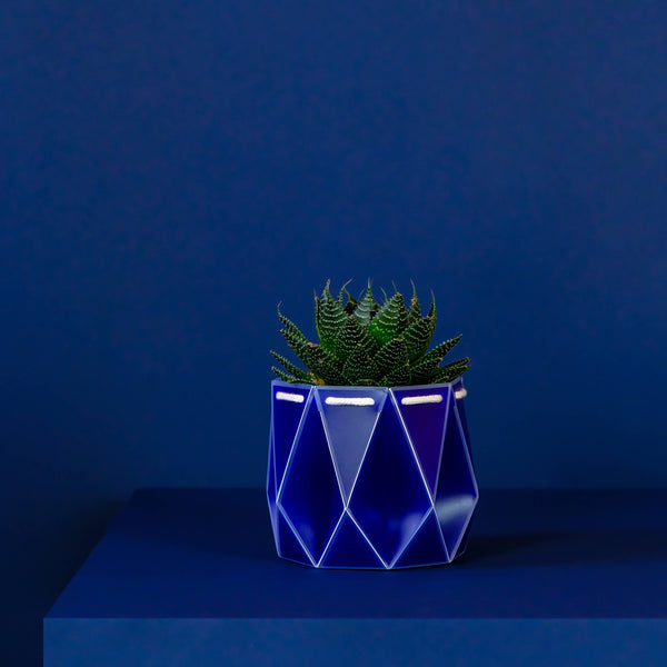 Self-watering Plant Pot ~ 11cm Navy Pot