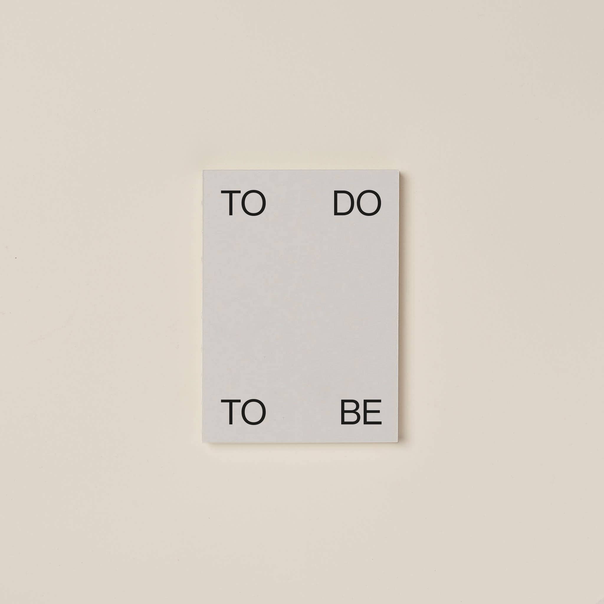 To Do- To Be ~ Weekly Undated planner