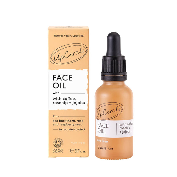 UpCircle Beauty UK - Collagen Boosting Vegan Organic Coffee + Rosehip Face Oil: Refill
