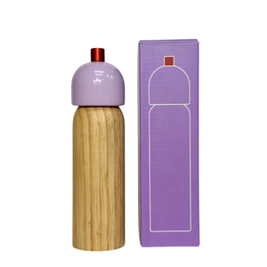 Salt/Pepper Grinder - Lilac & Red