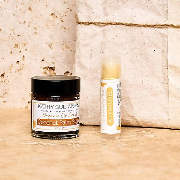 Lip Duo ~ Organic Lip Scrub & Lip Balm
