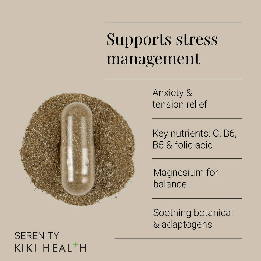 KIKI Health - Serenity (Stress & Anxiety) - 60 Vegicaps
