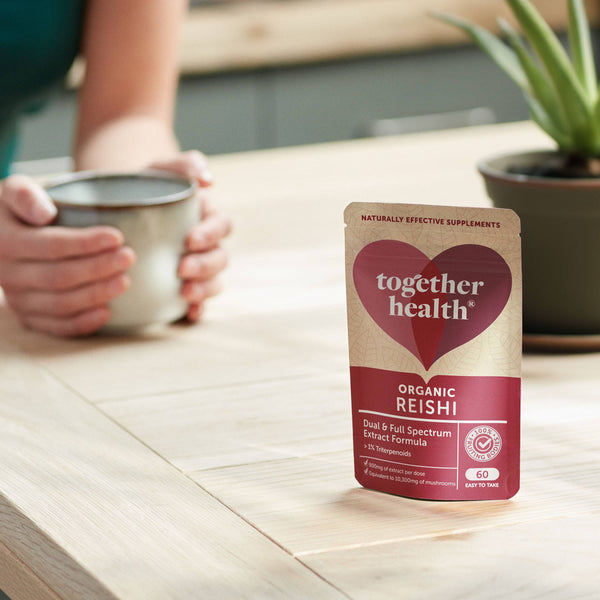 Together Health - Reishi Mushroom 10,300mg - High Strength – 60 Capsules