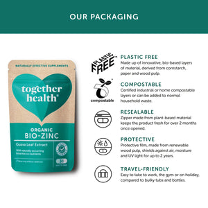 Together Health - Zinc Supplement – Vegan – 30 Capsules