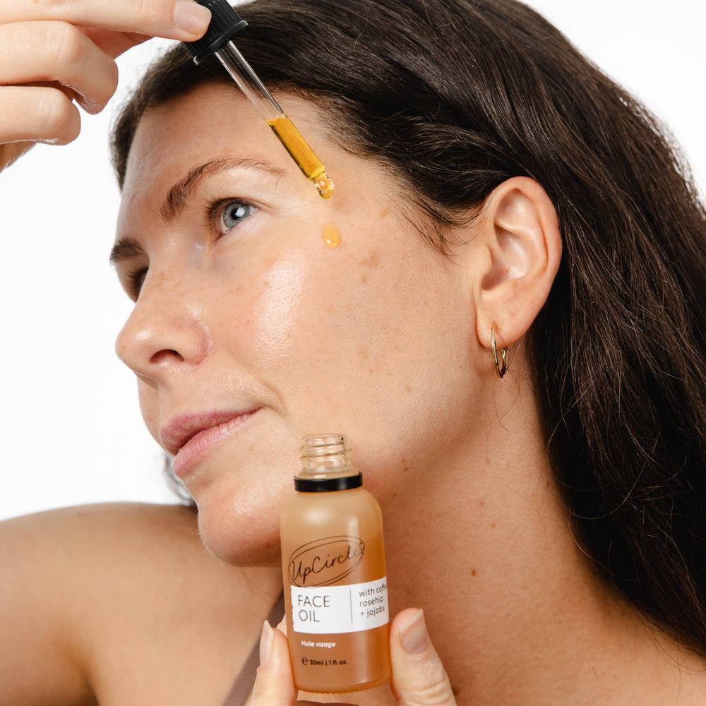 UpCircle Beauty UK - Collagen Boosting Vegan Organic Coffee + Rosehip Face Oil: Refill