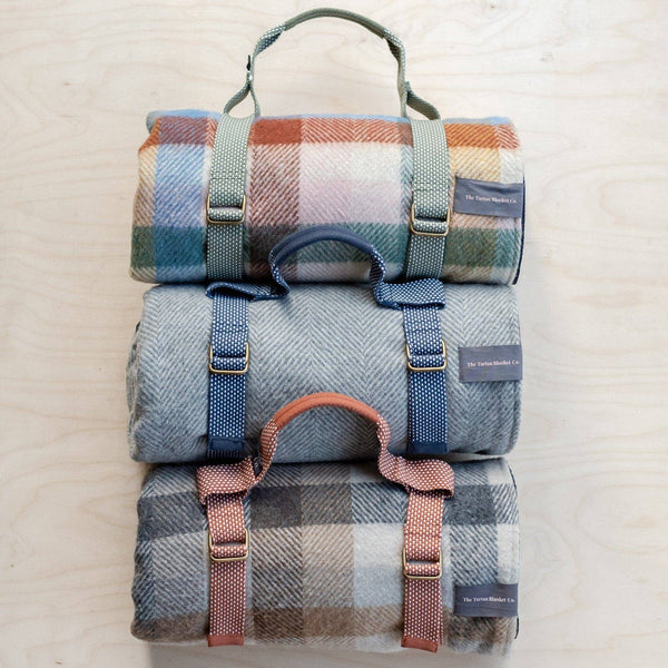 Recycled Picnic Carrier Straps ~ Olive