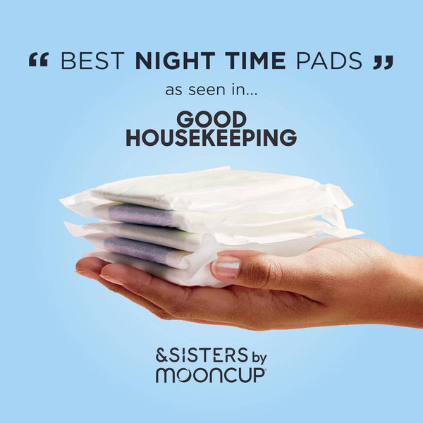 &SISTERS - Pads with Wings | Heavy/Night (10 pack) | Plastic-free