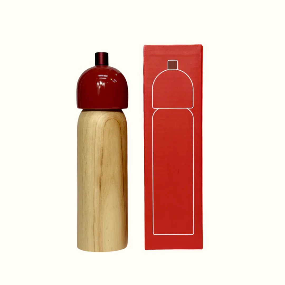 Salt & Pepper Grinder - Cherry Red & Red