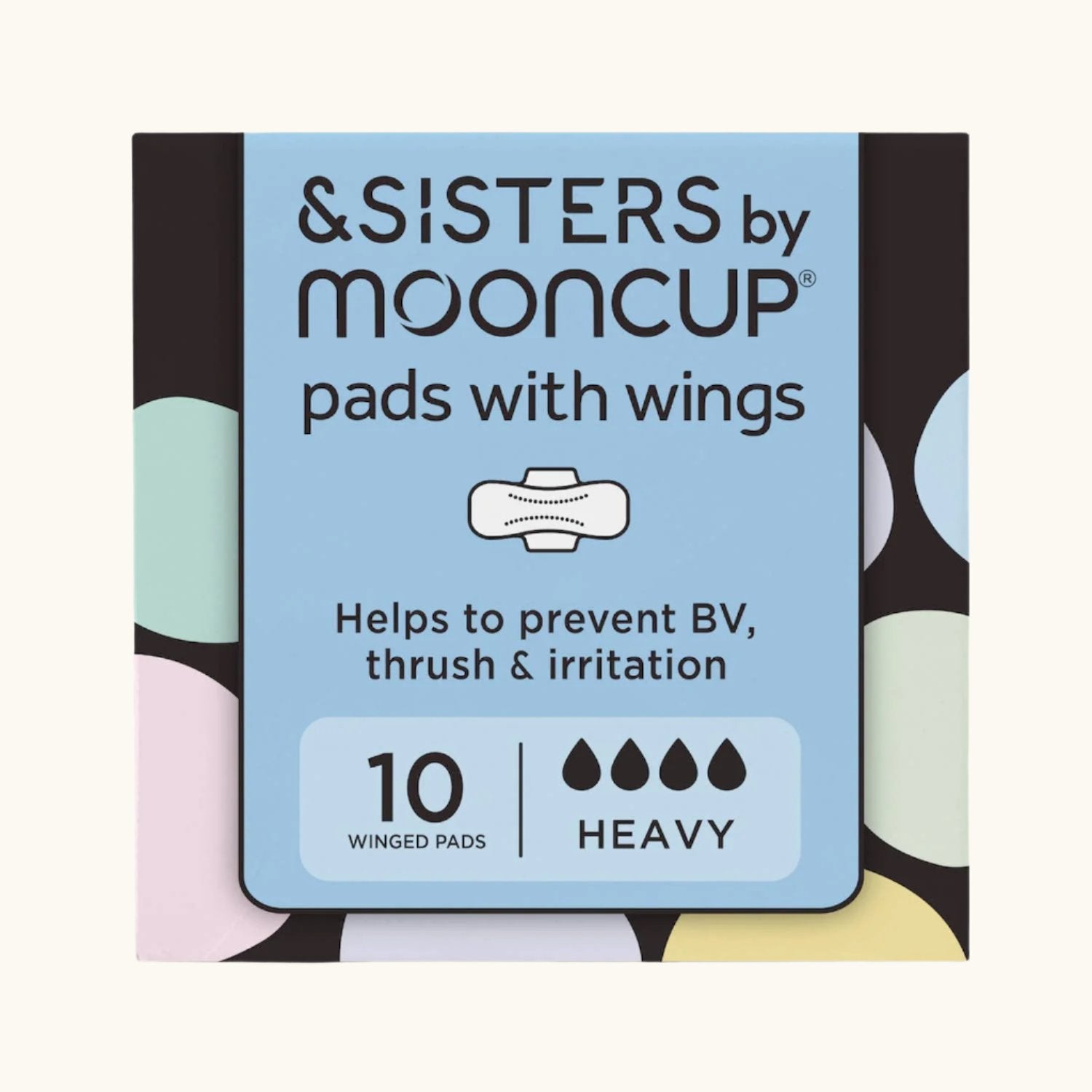 &SISTERS Organic Period Pads  - Heavy (10 pack)