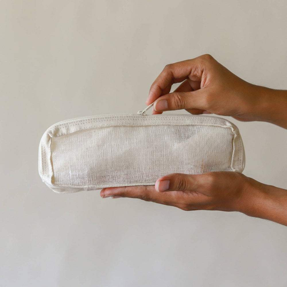 Organic Long Mesh Cosmetic Bag