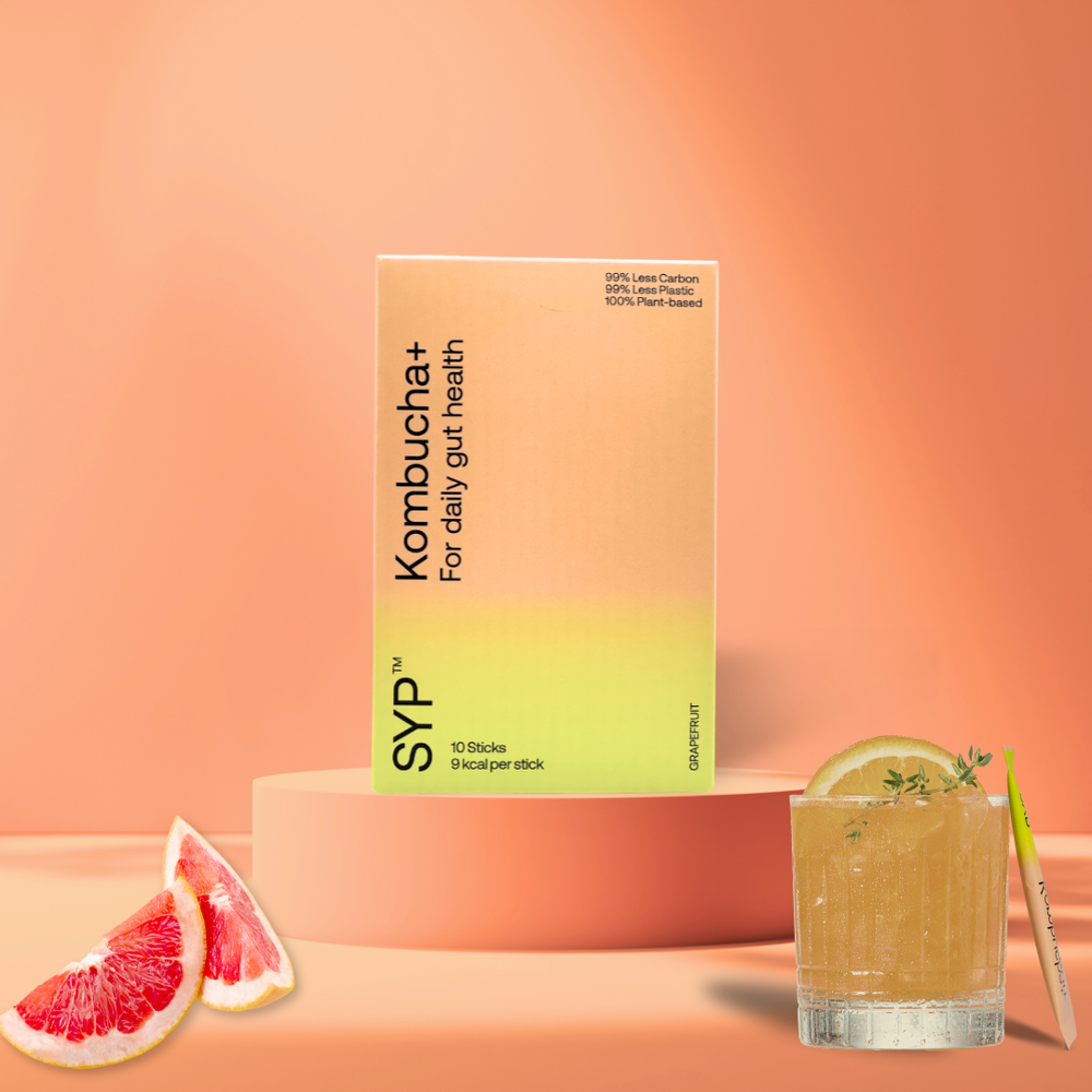 Kombucha+ Grapefruit - Gut Health Vegan Probiotics