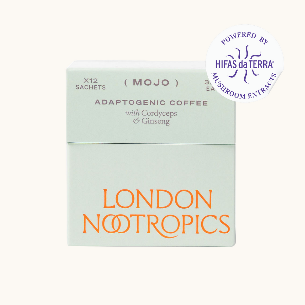 Mojo Cordyceps Mushroom Coffee by London Nootropics - 12 sachets.