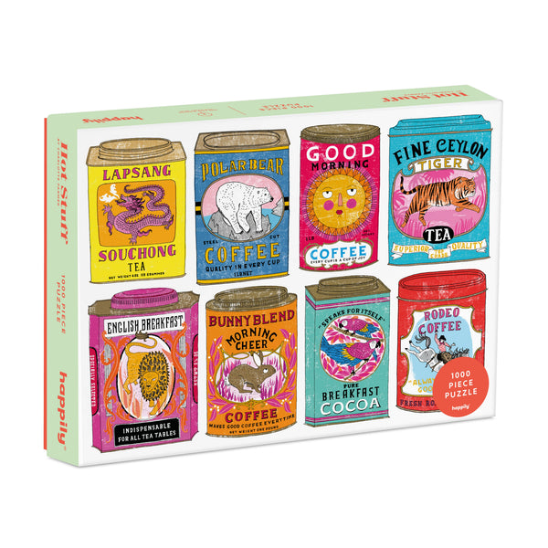 Vintage Tea & Coffee Tins - 1,000 plastic free puzzle