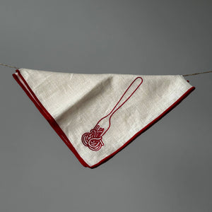 Linen Blend Napkins - Off White (Set of 2)