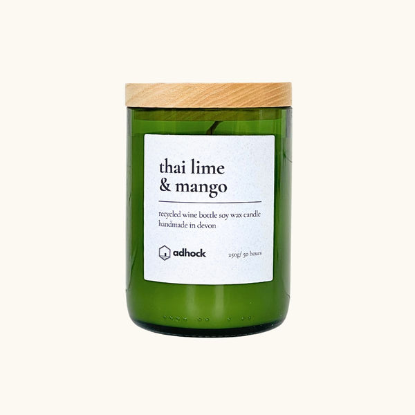 Thai Lime & Mango Wine Bottle Candle