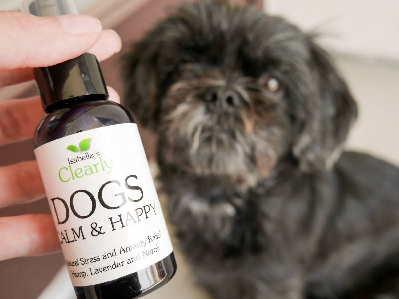 Clearly CALM & HAPPY, Calming Aromatherapy for Dogs with Hemp Oil