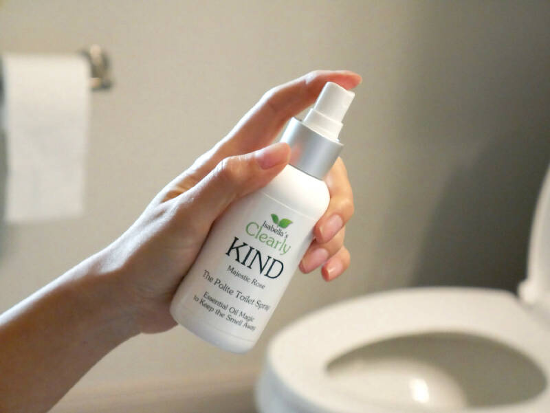 Clearly KIND, The Polite 'Before You Poop' Odour Eliminator Toilet Spray (Majestic Rose)