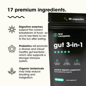 Feel Complete - Gut 3-in-1 (premium digestive supplement)