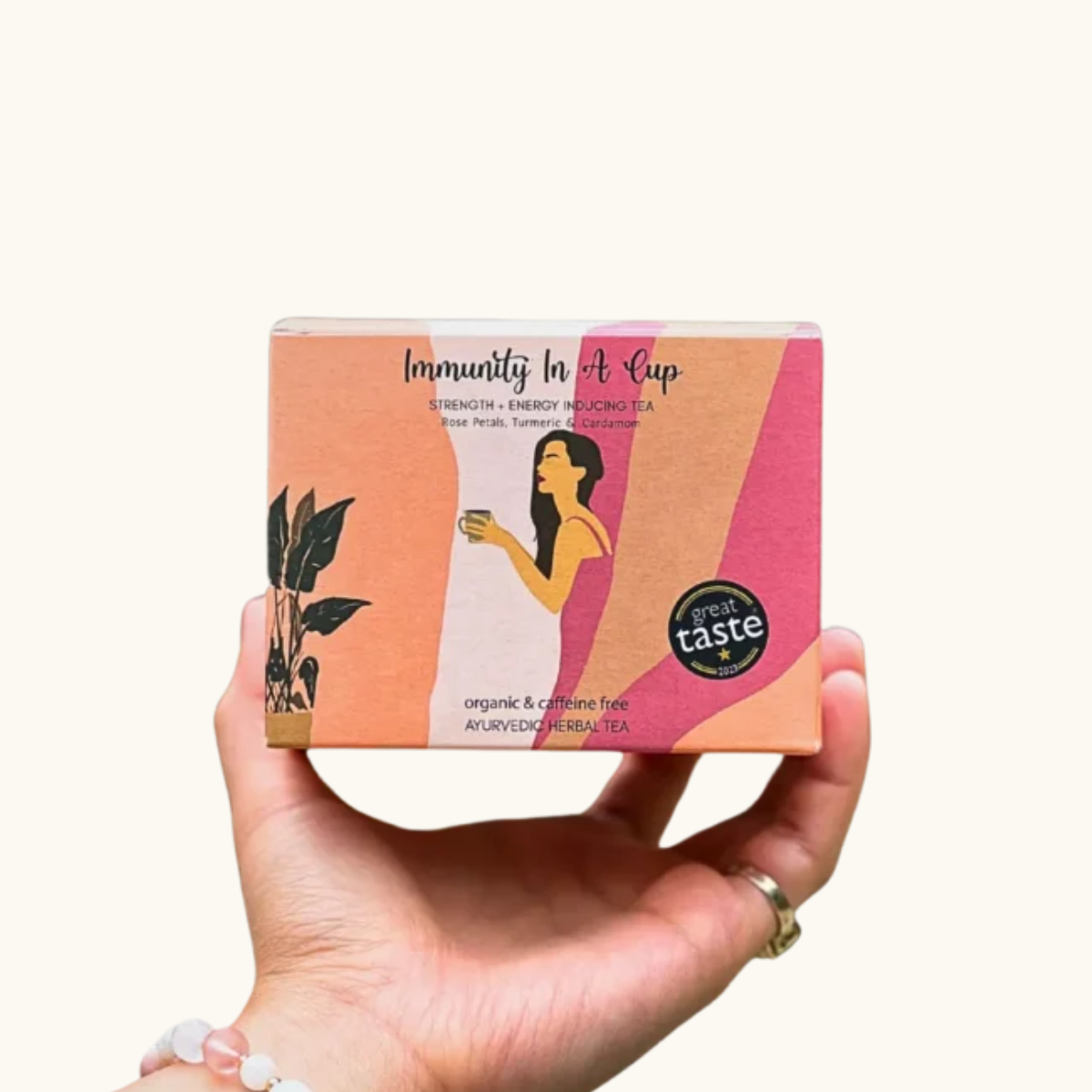 Herbal Tea Immunity in a Cup  - Rose, Cardamom & Black Pepper