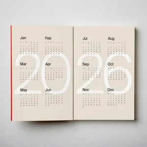 2026 A5 Planner Red