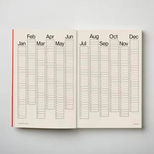 2026 A5 Planner Red