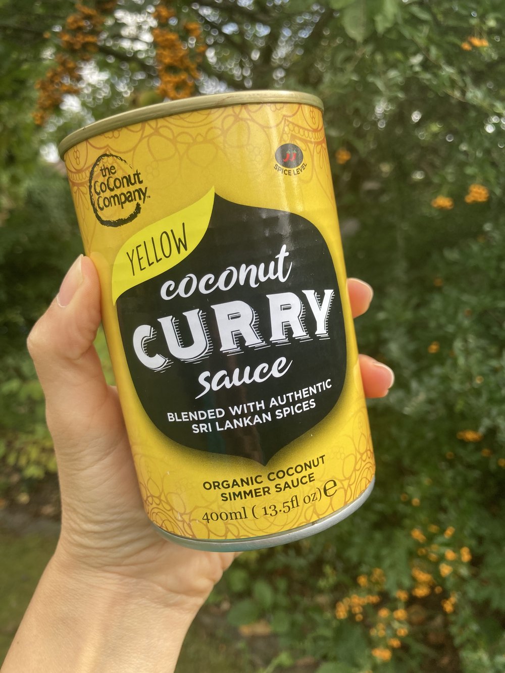 Organic Yellow Coconut Curry Sauce - 400ml BPA-Free Can