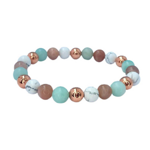 Osteoarthritis & Osteoporosis Copper Arthritis & Rheumatism Relief Crystal Healing Bracelet (Carnelian)