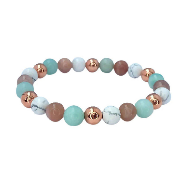 Osteoarthritis & Osteoporosis Copper Arthritis & Rheumatism Relief Crystal Healing Bracelet (Carnelian)
