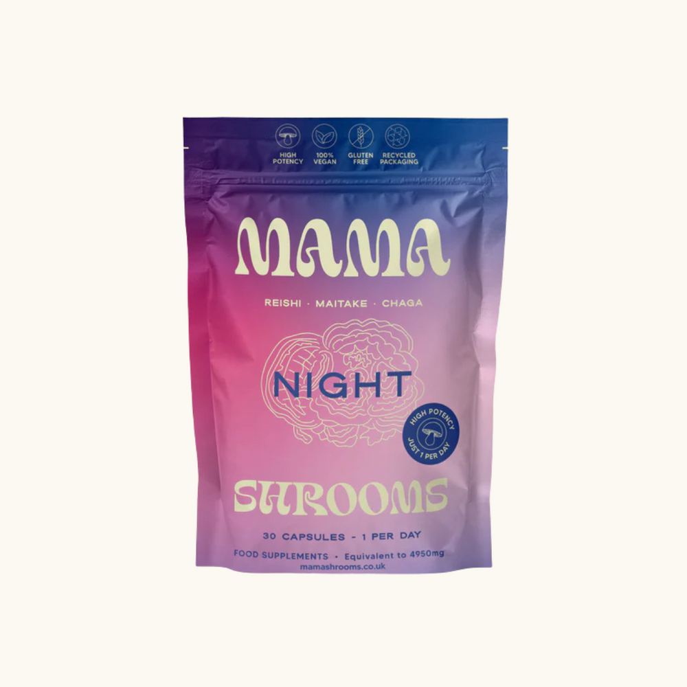 Mama Shrooms Night Mushroom Supplement - Reishi, Chaga, Maitake