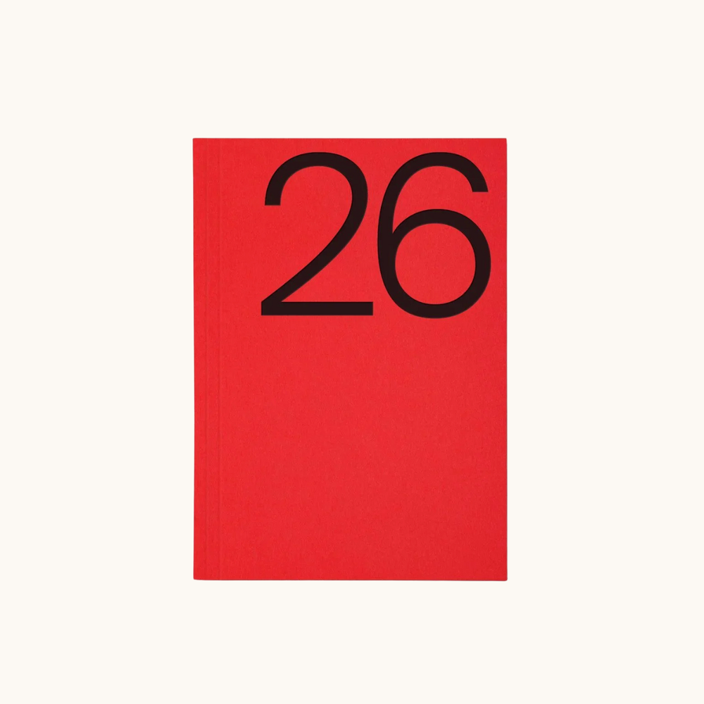 2026 A5 Planner Red