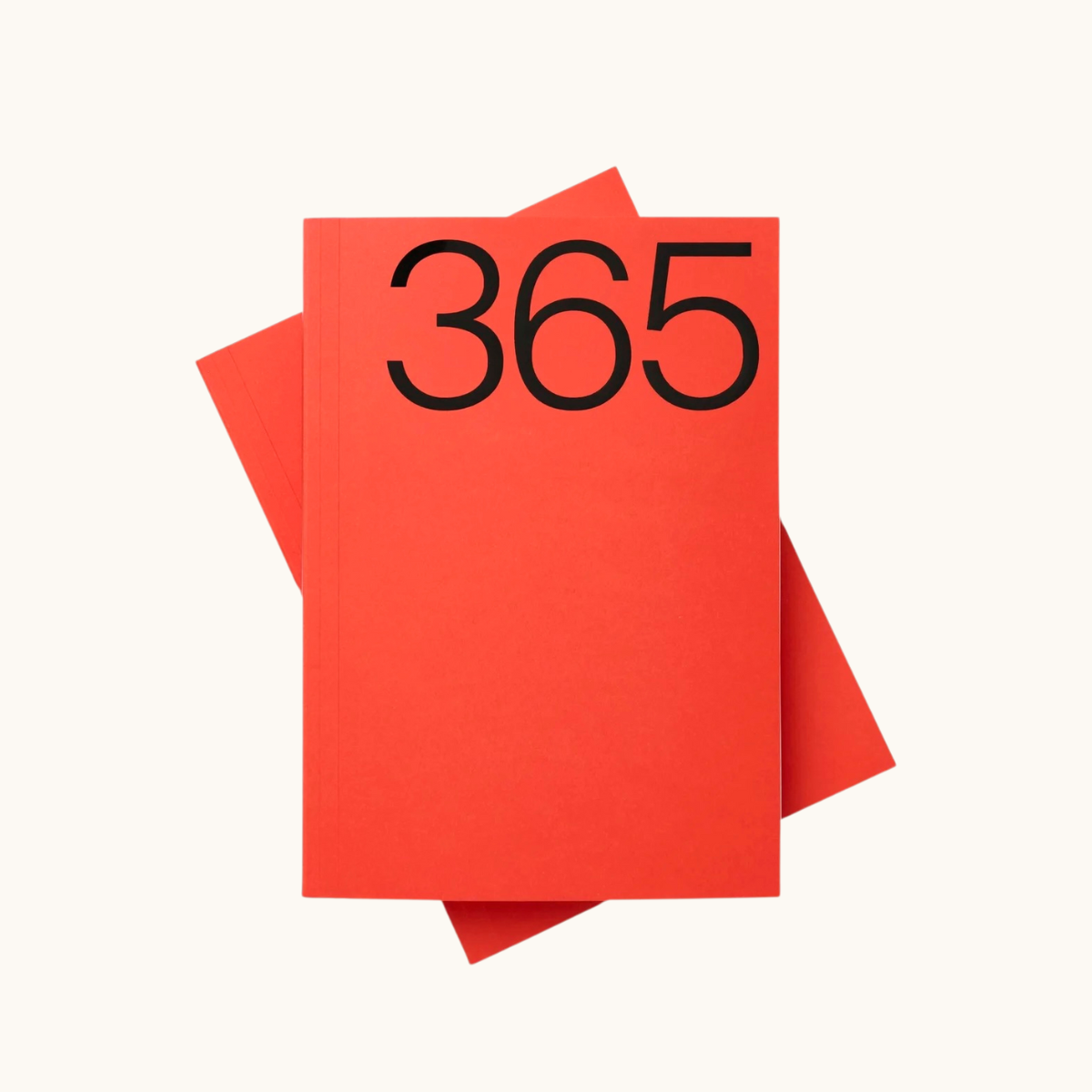 A5 365 Yearly Undated Planner - Red