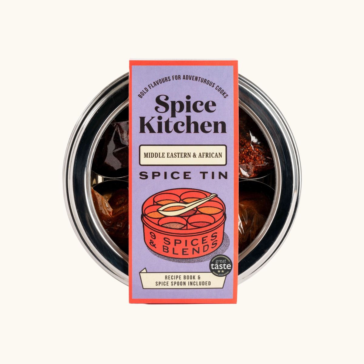 Spice Kitchen - Middle Eastern & African Spice Tin with 9 Spices