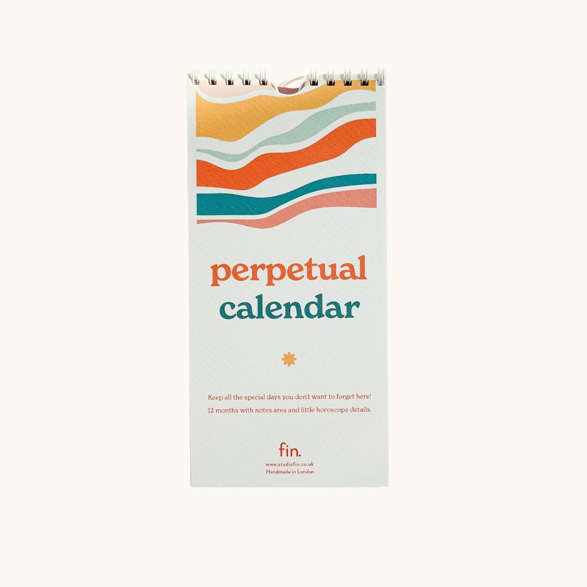 Perpetual Calendar - Every Page Different Patterned