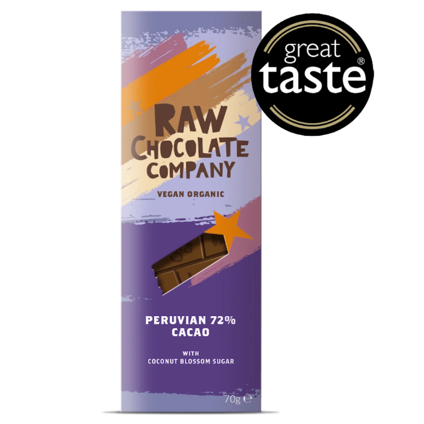 Organic Chocolate Bar - 72% Peruvian Cacao